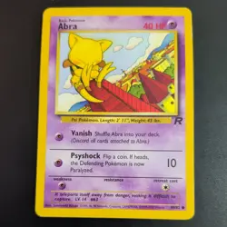ABRA 49/82 POKEMON CARD (TEAM ROCKET SET) - Image 2