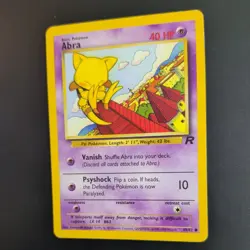 ABRA 49/82 POKEMON CARD (TEAM ROCKET SET) - Image 4