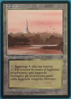 Karakas Legends (ITALIAN) NM Uncommon MAGIC GATHERING CARD (ID# 359867) ABUGames - Image 1