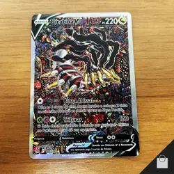 Giratina V 186/196 Lost Origin Pokemon Alternate Full Art Card Brazilian LP+/NM - Image 1
