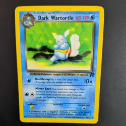 DARK WARTORTLE 46/82 POKEMON CARD (TEAM ROCKET SET) - Image 1