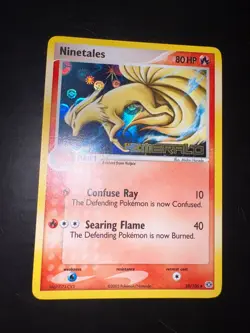 Ninetales 2005 EX Emerald 38/106 Reverse Holo Stamped Pokemon Card Eng NEARMINT - Image 2