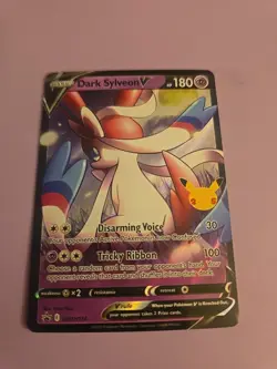 Dark Sylveon V SWSH134 SWSH: Sword & Shield Promo Cards Holo - Image 1