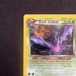 Dark Crobat 2/105 Neo Destiny Holo Rare WOTC Vintage Pokemon Card MP/HP - Image 2