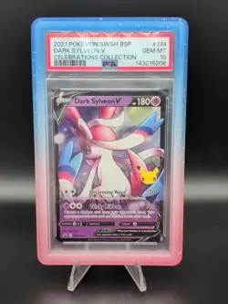 Dark Sylveon V SWSH134 SWSH: Sword & Shield Promo Cards Holo - Image 1