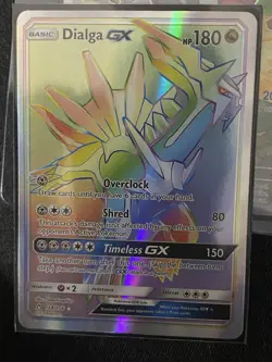 Pokemon TCG Dusk Mane Necrozma GX Dialga GX Darkrai GX Holo 3 Card Lot - Image 2