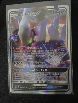 Pokemon TCG Dusk Mane Necrozma GX Dialga GX Darkrai GX Holo 3 Card Lot - Image 3