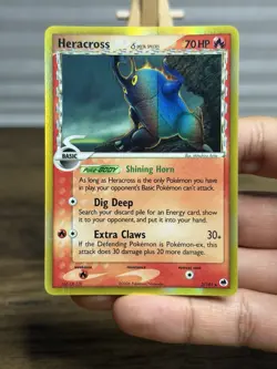Heracross - Pokemon Card - Dragon Frontiers 3/101 - Delta Species Holo - Image 3