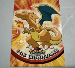 Charizard #06 Topps 1999 Trading card Pokemon TV Animation Edition LP Nintendo - Image 1
