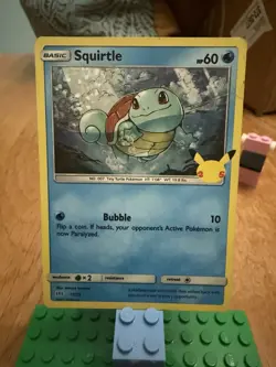 Pokemon Squirtle 17/25 McDonald's 25th Anniversary Promo Holo Basic Card HP60 - Image 2