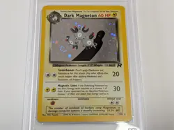 PSA 7 Dark Magneton Holo 11/82 Team Rocket 2000 Pokemon Card SWIRL NM VINTAGE - Image 2