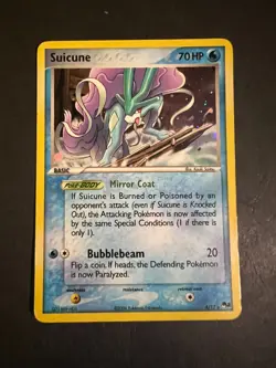Pokemon Card - Suicune 4/17 Holo - POP Series 2 Promo - 2006 Vintage - LP/MP - Image 1