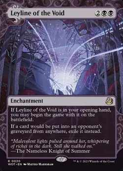 1 x Leyline of the Void - Wilds of Eldraine: Enchanting Tales - NM-Mint - MTG - Image 1