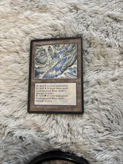 Magic The Gathering MTG Underground River Ice Age - Image 1