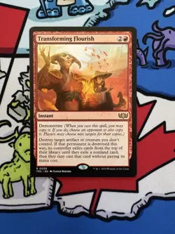 Transforming Flourish x1 Mtg Tarkir: Dragonstorm Commander - Image 1