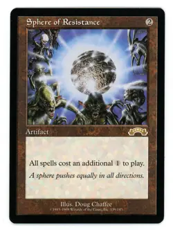 MTG - Sphere of Resistance - Exodus - Magic the Gathering LP vtg - Image 1
