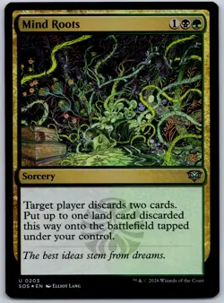 Mind Roots Foil U Secrets of Strixhaven 203 NM - Image 1