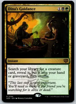 Dina's Guidance R Secrets of Strixhaven 184 NM - Image 1