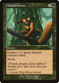Chatterstorm , Modern Horizons 2 , #411 MTG Common Magic - Image 1