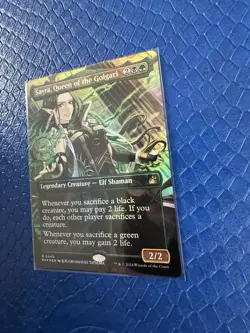 Savra, Queen of the Golgari (Anime Borderless) NM Foil MTG Magic The Gathering - Image 4