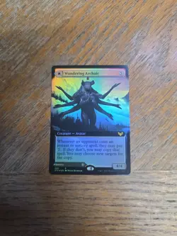 Wandering Archaic Extended Art Foil MTG Strixhaven LP Magic the Gathering - Image 1