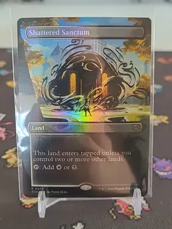 Shattered Sanctum (Borderless) Secrets of Strixhaven Foil - Image 1