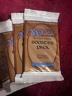 Magic The Gathering REVISED EDITION New Sealed Booster Pack MTG - Image 1