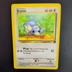 DRATINI 53/82 POKEMON CARD (TEAM ROCKET SET) - Image 1