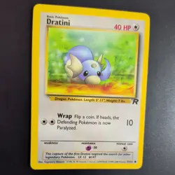 DRATINI 53/82 POKEMON CARD (TEAM ROCKET SET) - Image 3