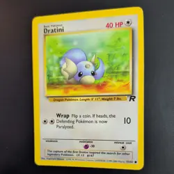 DRATINI 53/82 POKEMON CARD (TEAM ROCKET SET) - Image 4