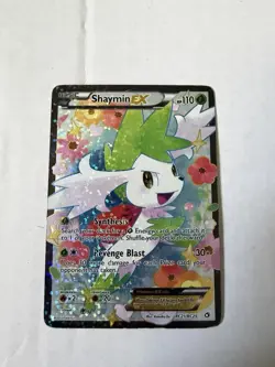 Shaymin EX RC21/RC25 Full Art Radiant Collection Pokemon Card - Image 1
