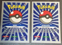 SEEL X DEWGONG EVOLUTION LOT - POKEMON KANTO CREALASER RARE TCG CARDS - Image 2
