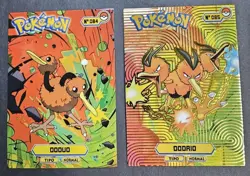 DODUO X DODRIO LOT - POKEMON KANTO CARDS TOP POKEDEX CCG FOIL - Image 1