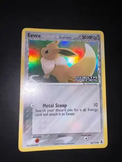 Pokemon TCG Eevee EX Delta Species Reverse Holo Stamped Near Mint Eng 68/113 - Image 2