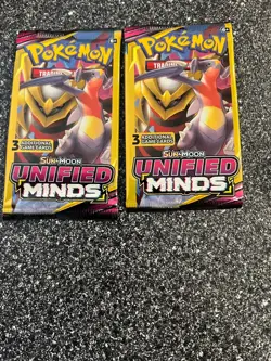 2 2019 | Pokemon | Sun and Moon: Unified Minds Booster Packs rare- Gem 10 chance - Image 1