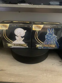 Pokemon TCG Mega Evolutions ETB Lucario And Gardevoir English Sealed Set - Image 1