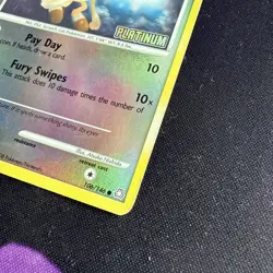 STAMPED BURGER KING PROMO! Meowth 106/146 - 2008 Platinum Reverse Holo | Pokemon - Image 4
