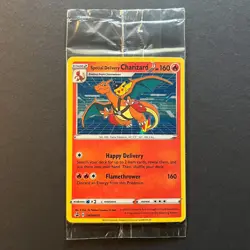 Special Delivery Charizard Pokemon Center Promo Card Sealed SWSH075 - Image 1