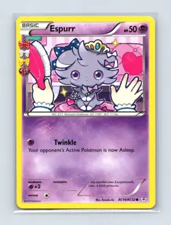 Espurr RC14/RC32 Common Generations Pokemon Lightly Played - Image 1