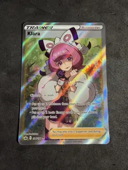 Klara (Full Art) 194/198 Swsh06: Sword & Shield Chilling Reign Holo Pokemon TCG - Image 1