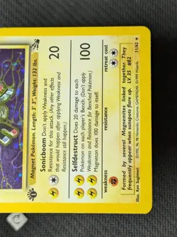 Magneton 11/62 - Fossil 1st Edition Holo Rare Pokemon TCG NM - Image 5
