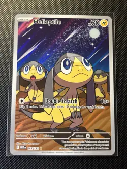 Pokemon TCG Mega Evolution Helioptile IR 143/132 English, Near Mint Condition - Image 1
