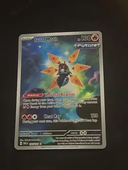 Iron Moth Paradox Rift 187/182 Pokemon Illustration Rare - Image 1