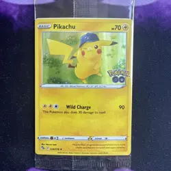 Pokemon Pikachu 028/078 Pokemon GO Stamp Sealed Gamestop - Image 1