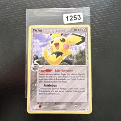 Pichu Delta Species Pokemon Karte Deutsch 76/110 EX Holon Phantoms - Image 1