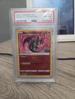 Radiant Charizard 011/078 Pokemon GO Holo PSA 10 Gem Mt Radiant Rare/Ultra Rare - Image 1