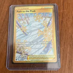 Pokemon The Pokemon Company Path to the Peak 213/189 Trainer Secret Holo - Image 1