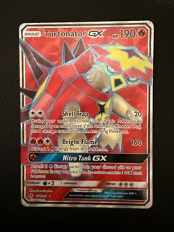 Pokemon Sun & Moon Full Art - Guardians Rising 131/145 Turtonator GX - Image 1