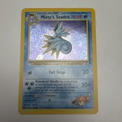 2000 Pokemon Gym Heroes Misty's Seadra 9/132 Holo Rare NM VLP Wizards - Image 1