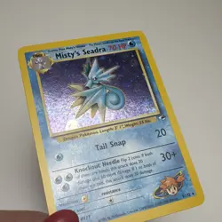 2000 Pokemon Gym Heroes Misty's Seadra 9/132 Holo Rare NM VLP Wizards - Image 4